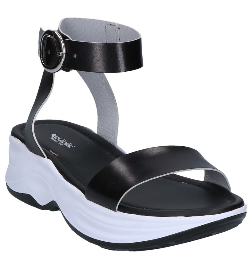 NeroGiardini Sandales à talons en Noir en cuir (251671)