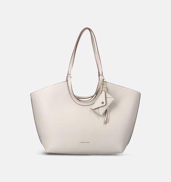 Laurent David Cabas Beige/Cognac/Bleu