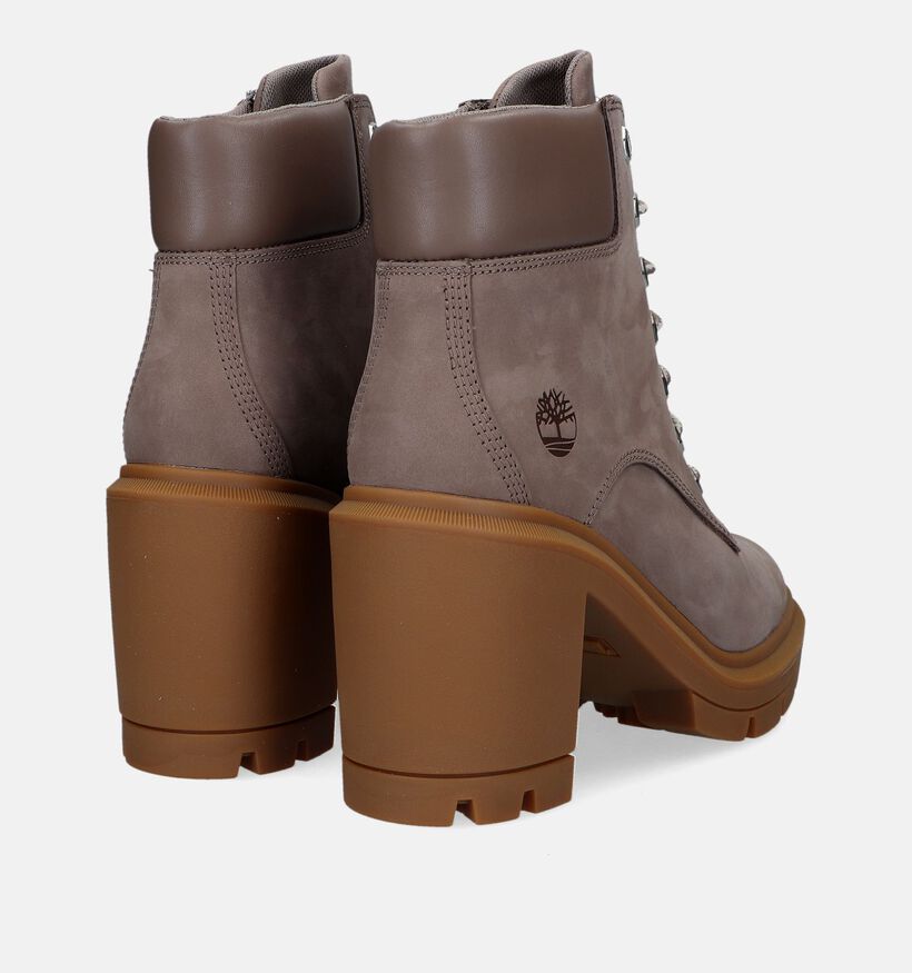 Timberland Allington Heights 6IN Taupe Enkellaarzen voor dames (328660) - geschikt voor steunzolen