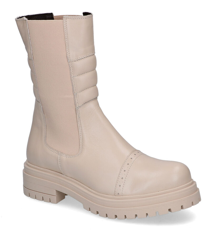 March23 Showpiece Chelsea Boots en Beige pour femmes (296571)