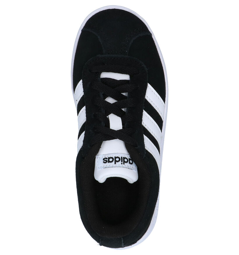 adidas VL Court 2.0 Baskets en Noir en nubuck (252556)