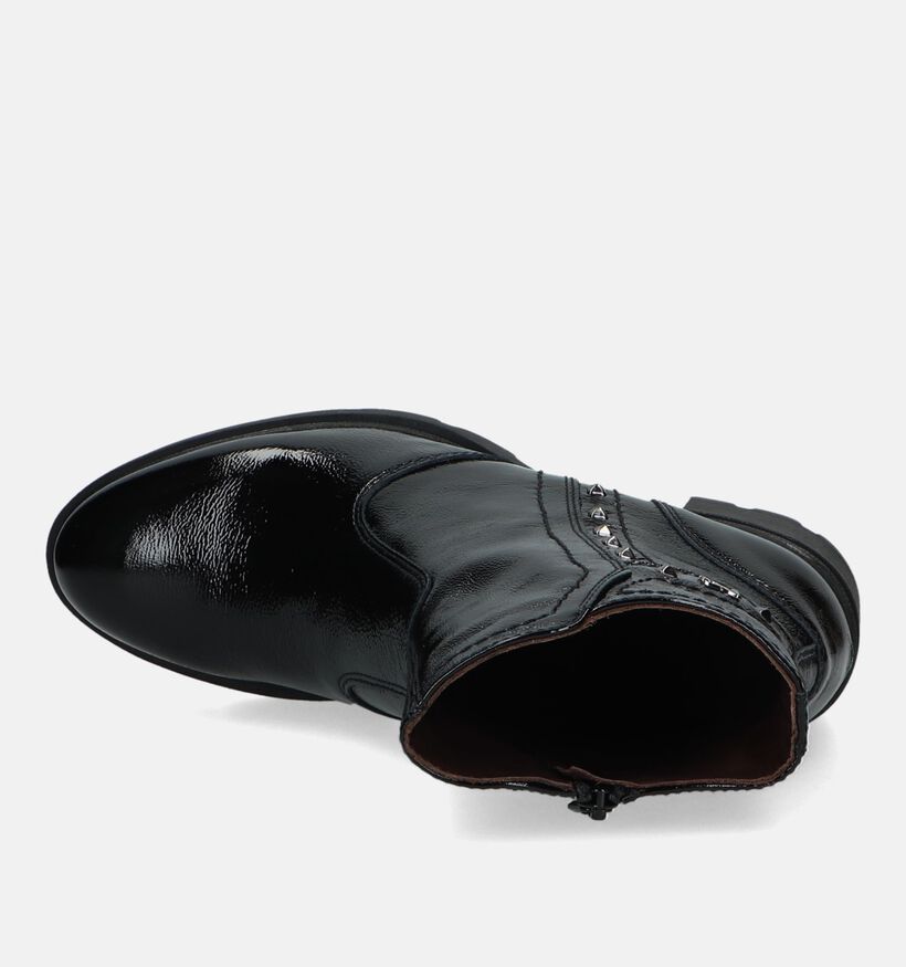 NeroGiardini Chunky bottines avec talon carré en Noir pour femmes (330731)