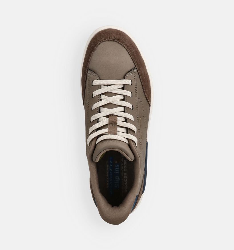 Skechers Verloma Radical Baskets en Taupe pour hommes (375622)