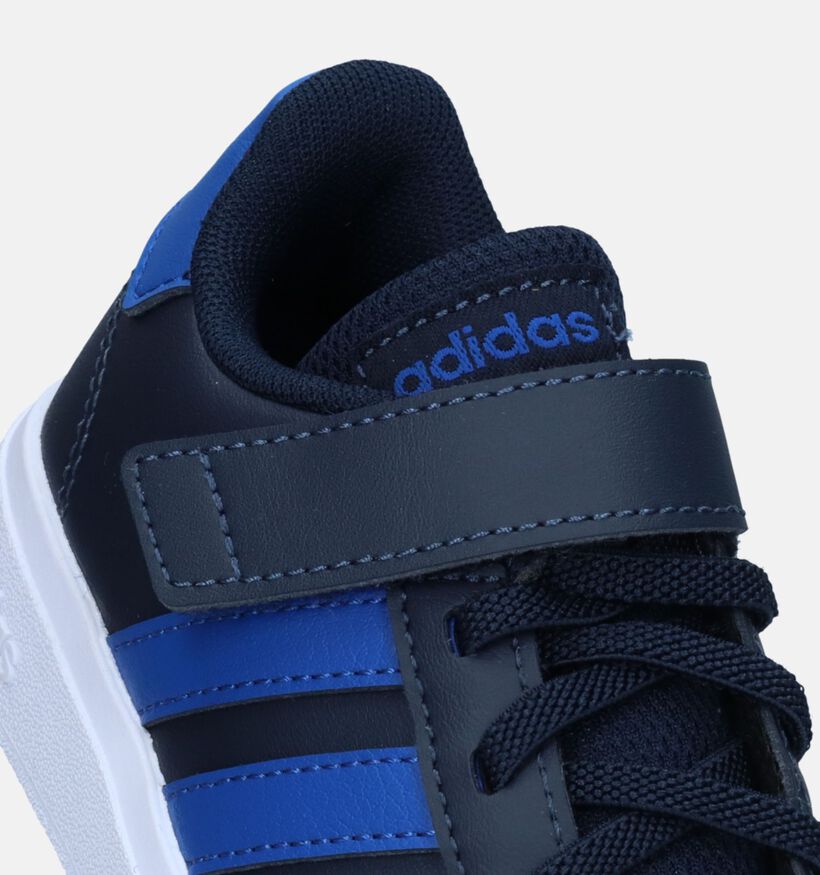 adidas Grand Court 2.0 EL Blauwe Sneakers voor jongens, meisjes (326877)
