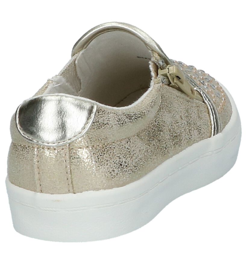 Little David Baskets slip-on en Or en simili cuir (217953)