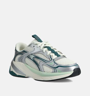Skechers Low Sneakers Wit/Zilver