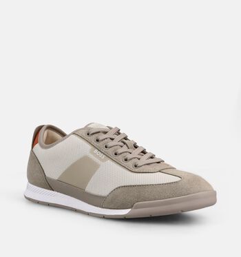 BOSS Chaussures plates Beige/Gris