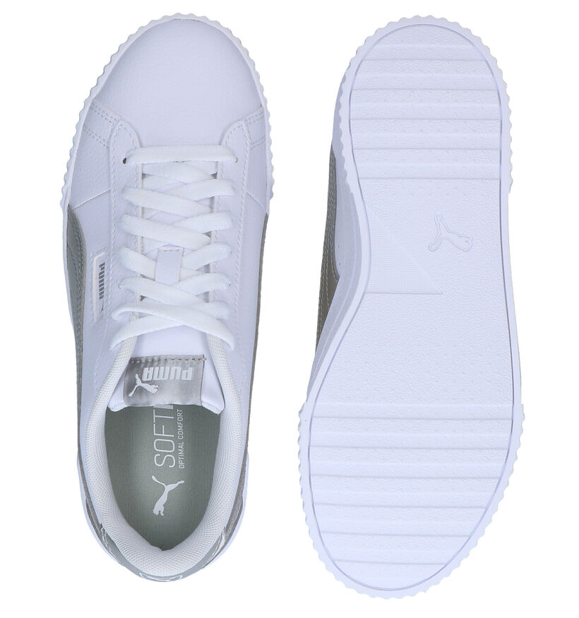 Puma Carina Witte Sneakers in kunstleer (288568)