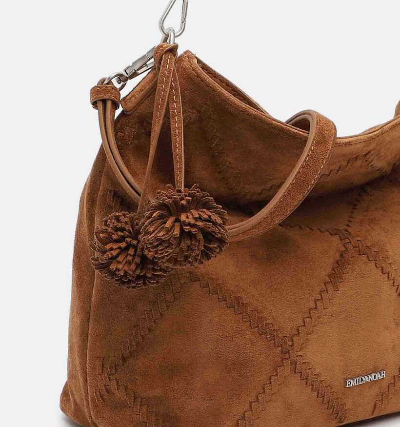 Emily & Noah Leanne Sac &agrave; bandouli&egrave;re en Cognac pour femmes (378869)
