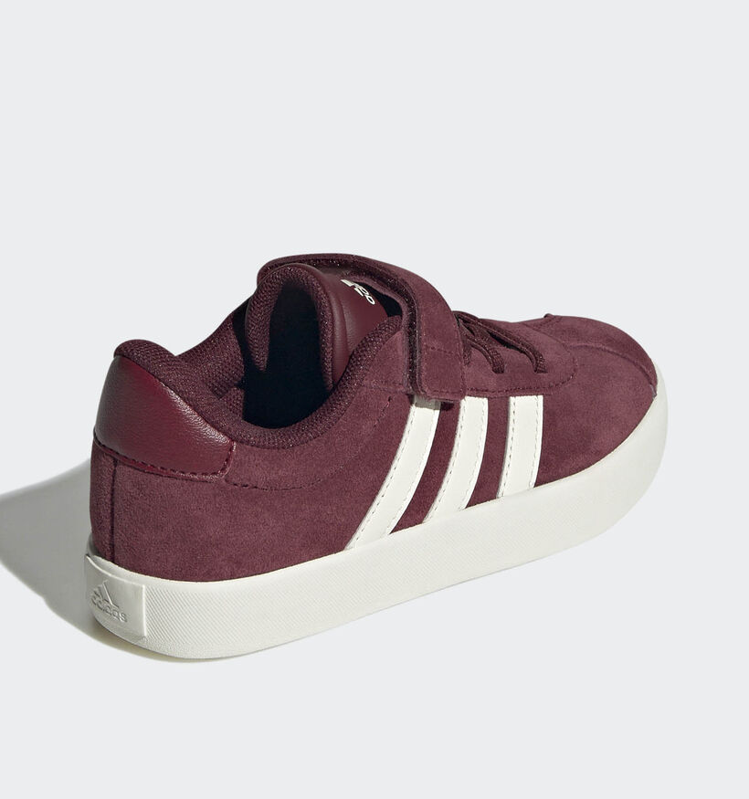 adidas Court 3.0 Bordeaux Sneakers voor meisjes (348981)
