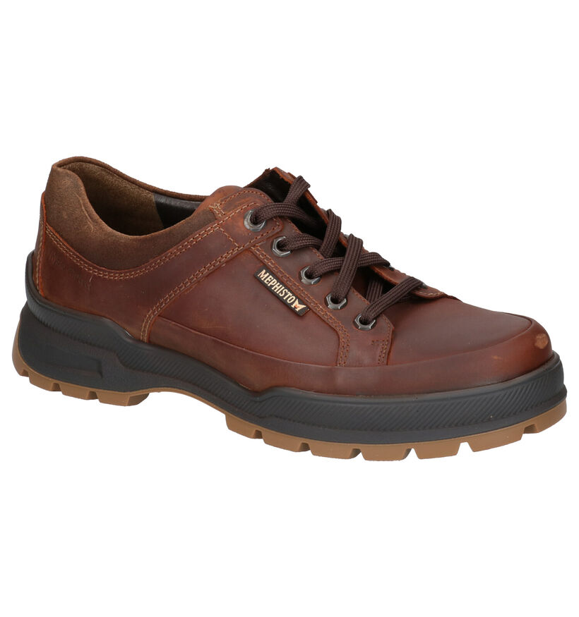 Mephisto Iacomo Grizzly Chaussures basses en Cognac en cuir (259904)