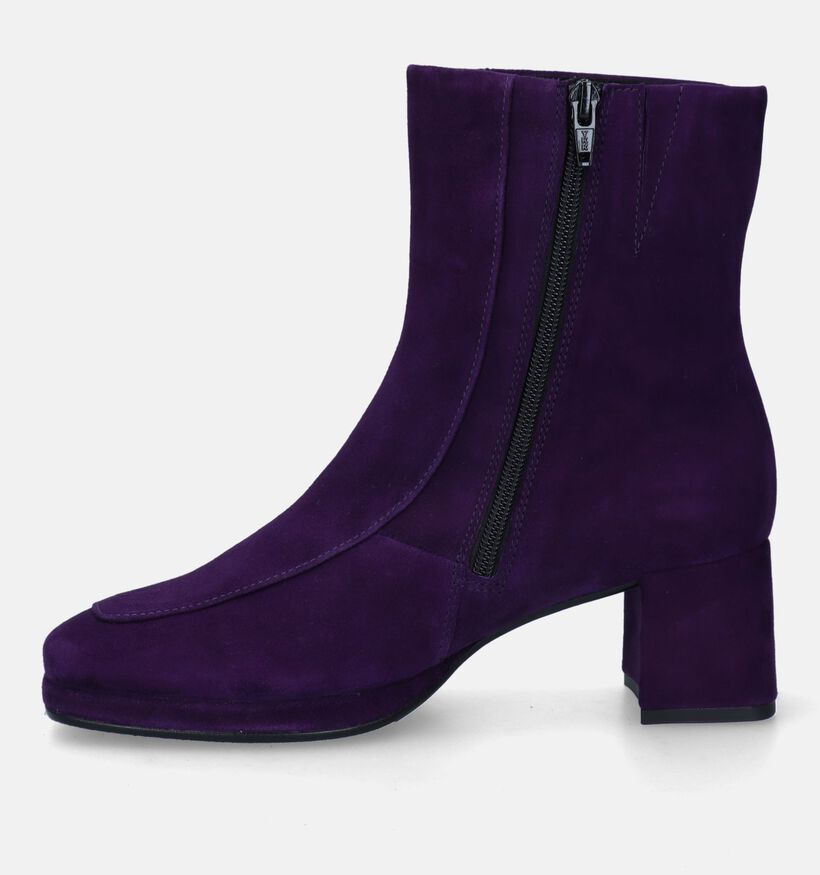 Comfort Bottines à talons en Violet foncé pour femmes (332502)