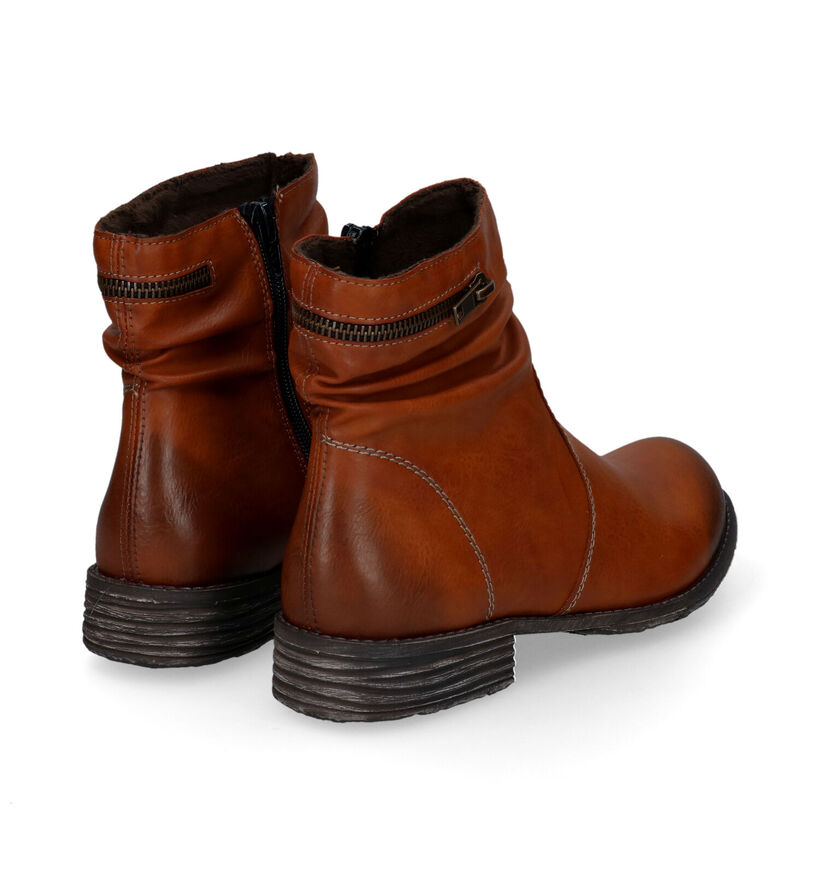 Rieker Cognac Enkellaarzen voor dames (315753)