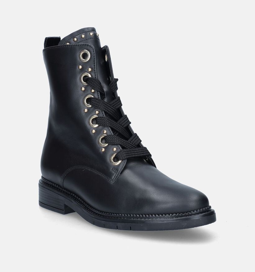 Gabor Comfort Zwarte Bottines voor dames (347068) - geschikt voor steunzolen