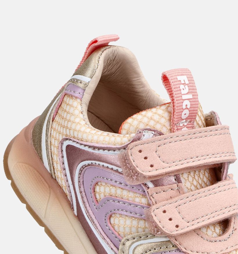 Falcotto Baskets montantes en Or pour filles (380199) - pour semelles orthop&eacute;diques