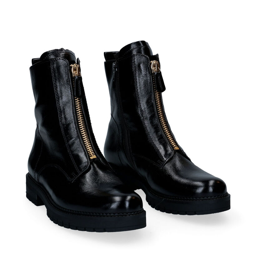 Gabor OptiFit Bottines en Noir en cuir (297226)