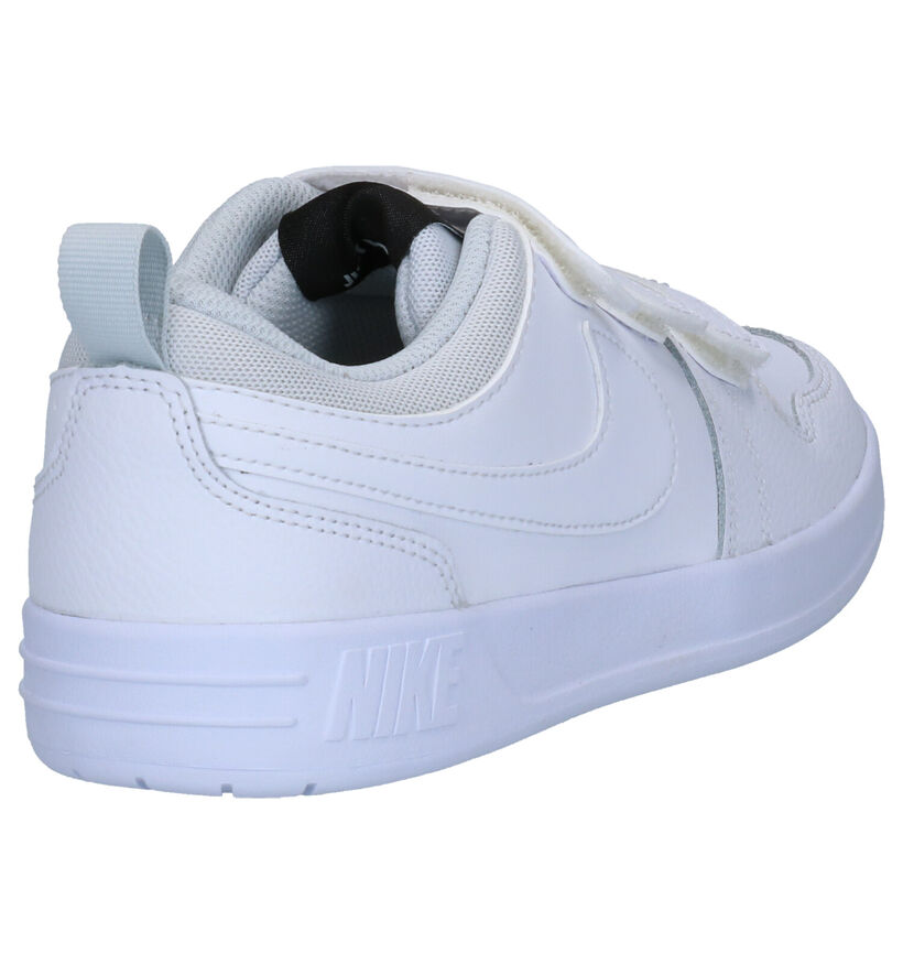 Nike Pico 5 Baskets en Blanc en cuir (253957)