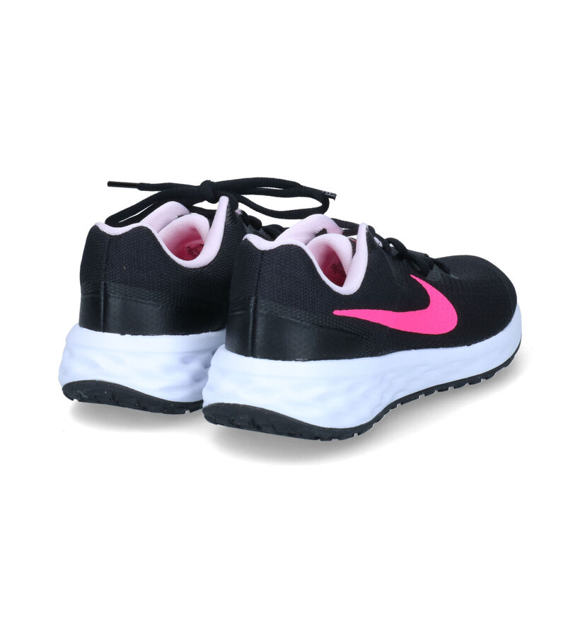 Nike Revolution Zwarte Sneakers voor meisjes (308951) - geschikt voor steunzolen