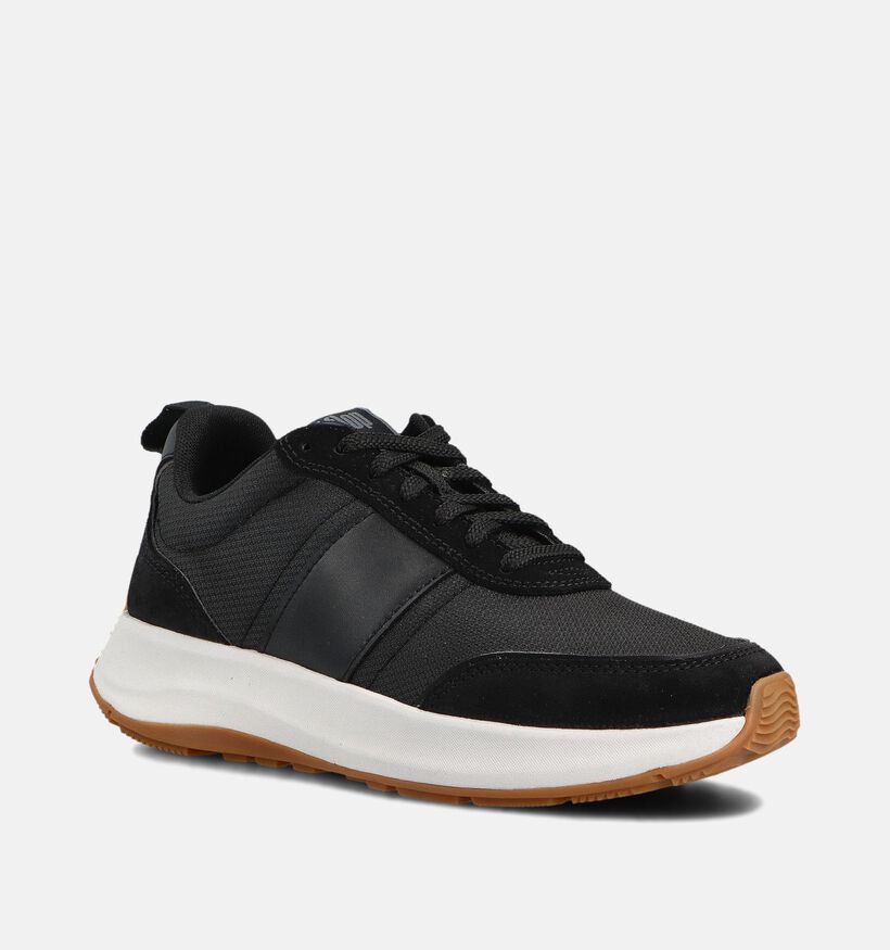 FitFlop Mode Flow Flatform Zwarte Sneakers voor dames (361451) - geschikt voor steunzolen