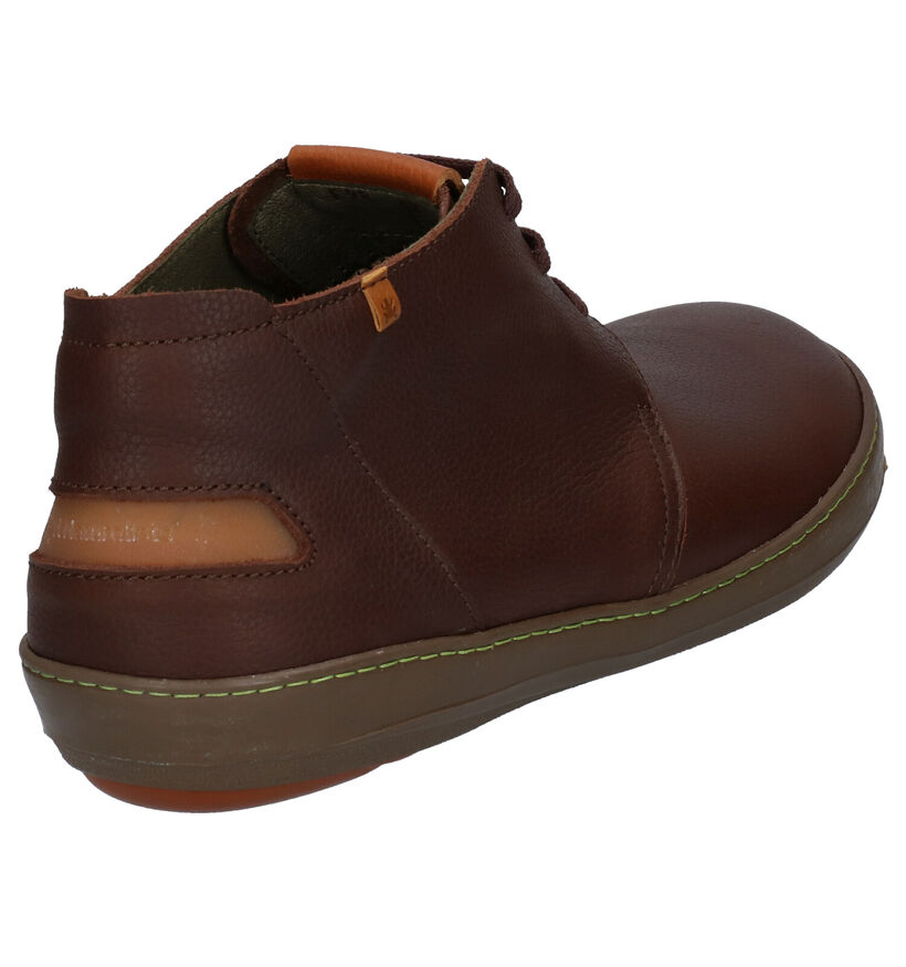 El Naturalista Meteo Chaussures à Lacets en Cognac en cuir (298213)