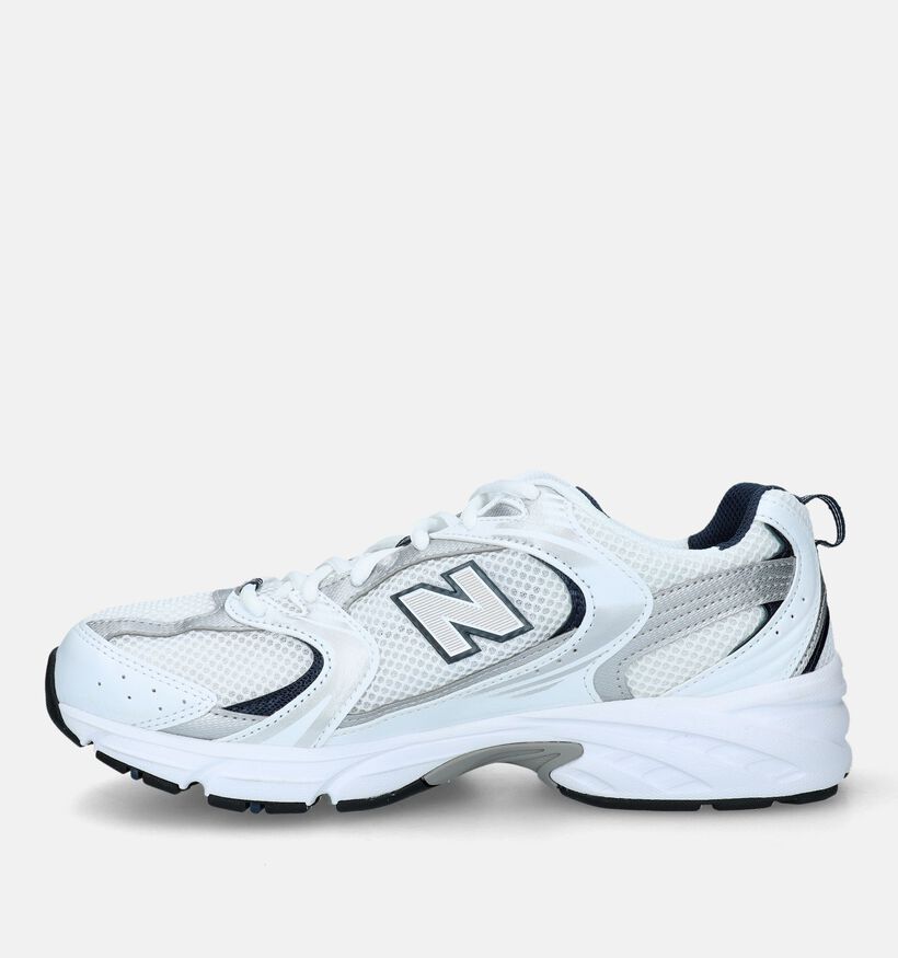 New Balance 530 Baskets en Blanc pour hommes (342492) - pour semelles orthopédiques