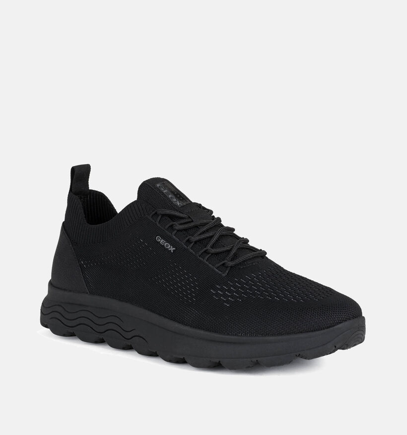 Geox Spherica Chaussures à lacets en Noir pour hommes (353840) - pour semelles orthopédiques