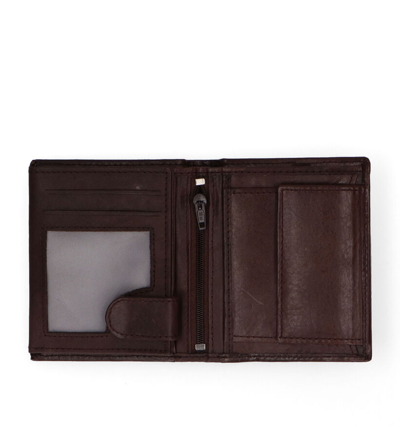 Euro-Leather Zwarte Portefeuille voor heren (333033)