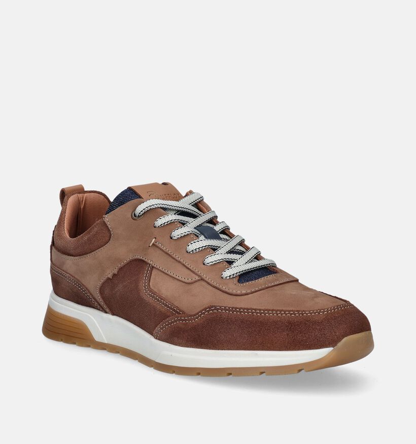 Bufflox Berlin Chaussures à lacets en Cognac pour hommes (353924) - pour semelles orthopédiques