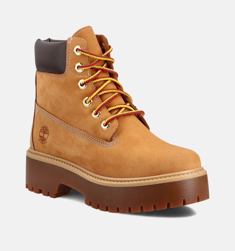 Timberland Stone Street 6 Inch Bruine Boots voor dames (360171) - geschikt voor steunzolen