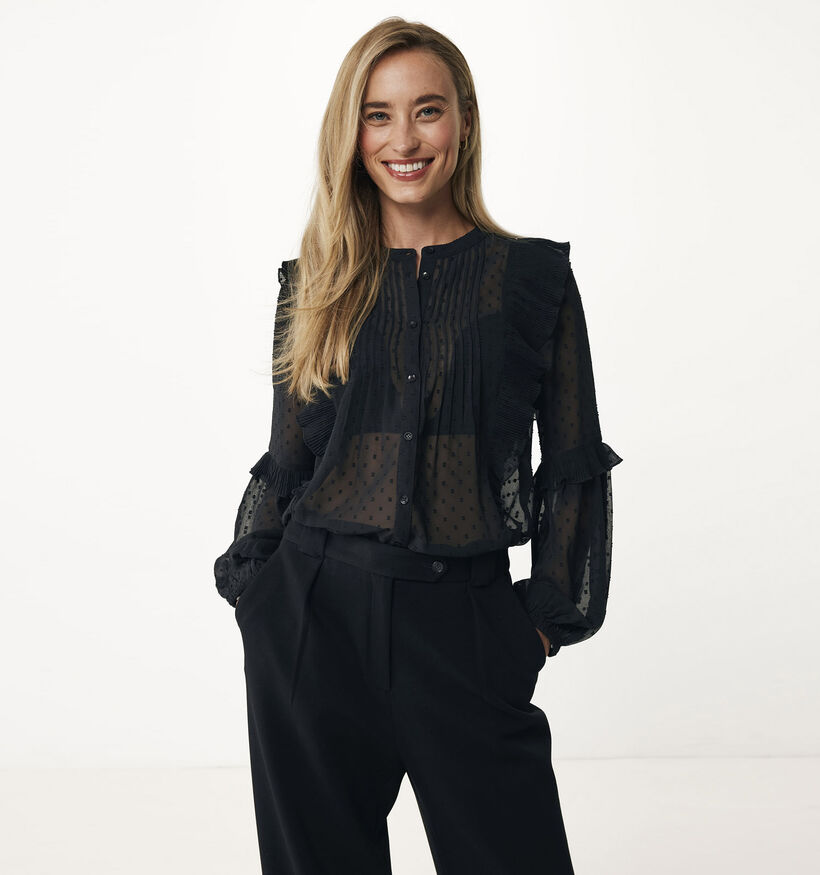 Mexx Zwarte Blouse voor dames (348268)