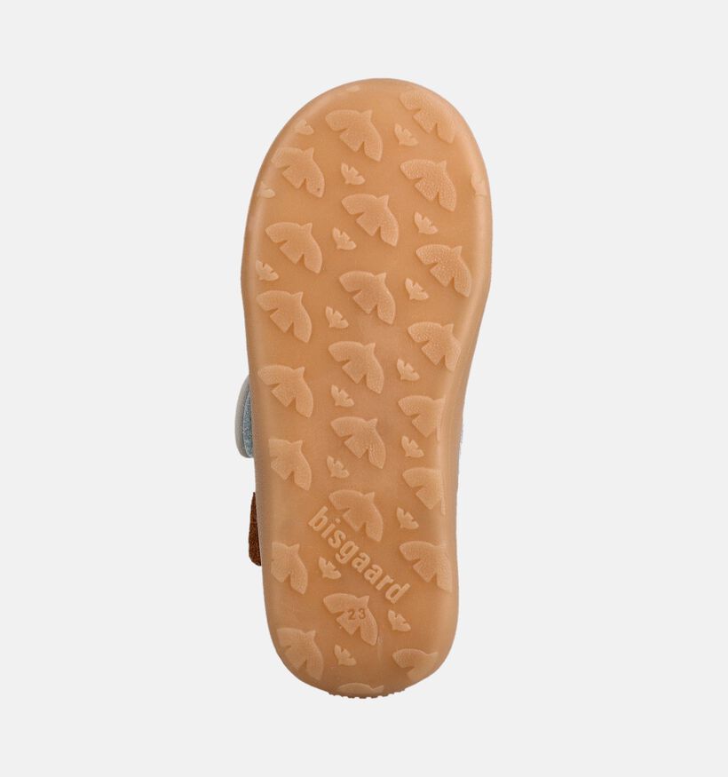 Bisgaard Pantoufles en Gris pour filles, gar&ccedil;ons (381032) - pour semelles orthop&eacute;diques