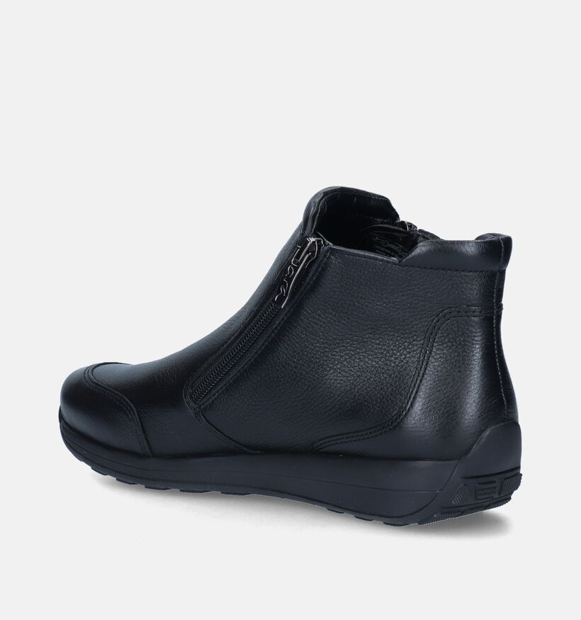 Ara Osaka Highsoft Zwarte Enkellaarsjes voor dames (346970) - geschikt voor steunzolen