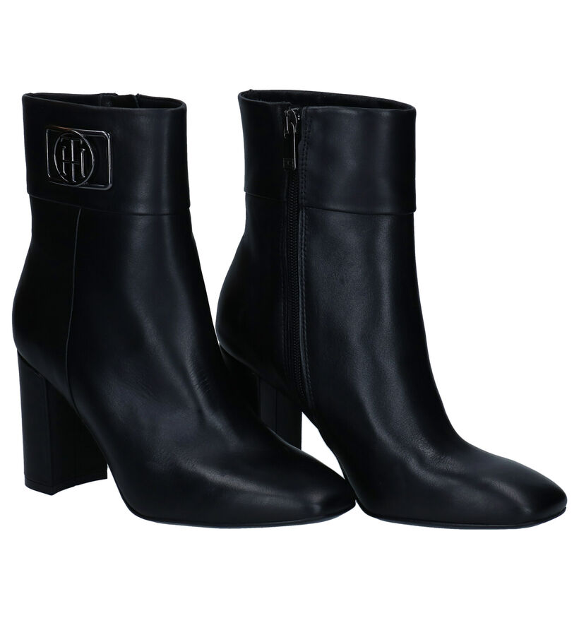 Tommy Hilfiger Bottines en Noir en cuir (295178)