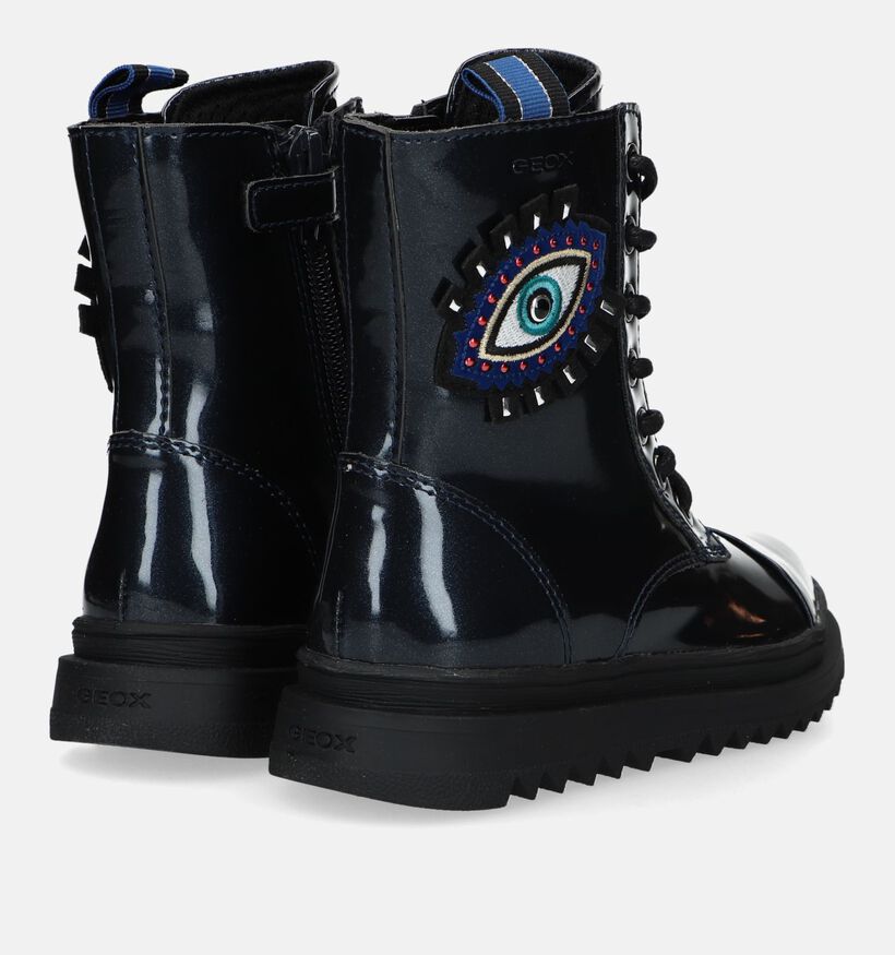 Geox Gillyjaw Blauwe Boots voor meisjes (330113) - geschikt voor steunzolen