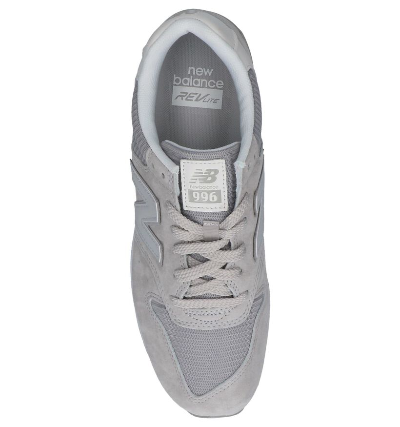 New Balance 996 Baskets basses en Gris clair en daim (220605)