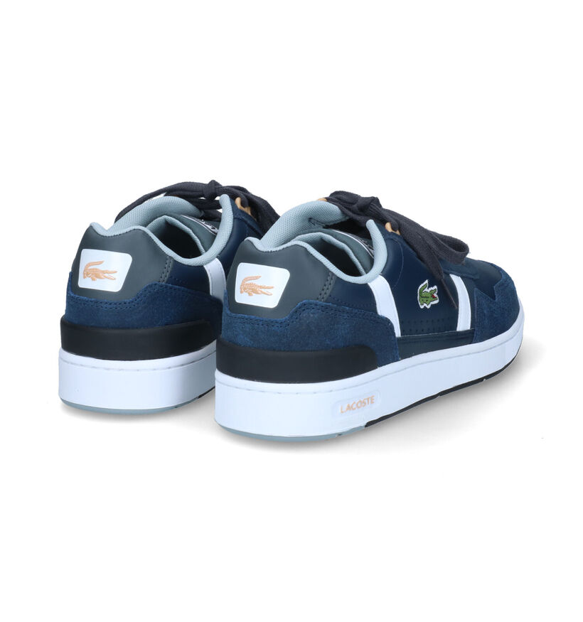 Lacoste T-Clip Baskets en Bleu en daim (313487)