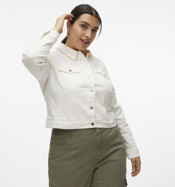 Vero Moda Curve Manteaux Blanc