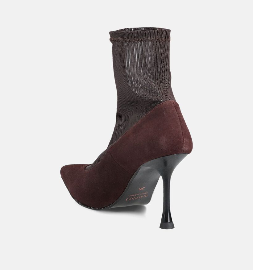March23 Vasco Chocolate Mesh Escarpins en Brun foncé pour femmes (364196)