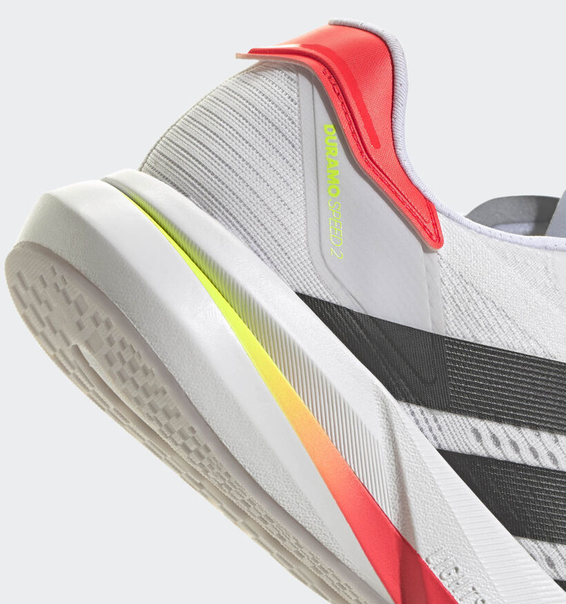 adidas Duramo Speed Chaussures de sport en Blanc pour hommes (357255) - pour semelles orthopédiques