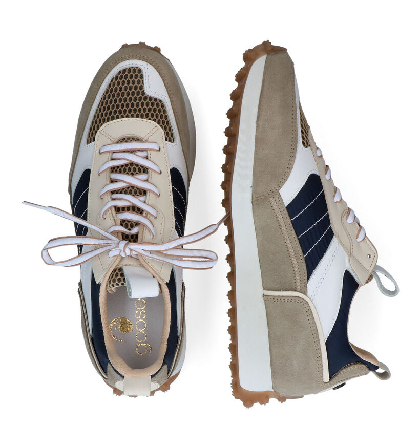 Goosecraft Dane Beige Sneakers voor heren (309802) - geschikt voor steunzolen
