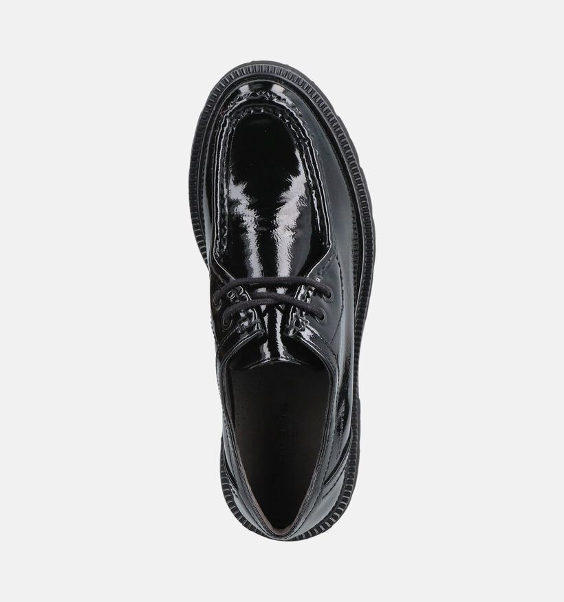 Tamaris Comfort Zwarte Veterschoenen voor dames (376321) - geschikt voor steunzolen