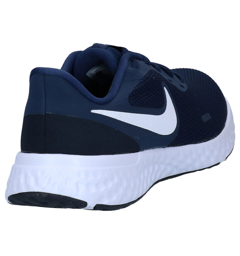 Nike Revolution 5 Baskets en Bleu en textile (290990)