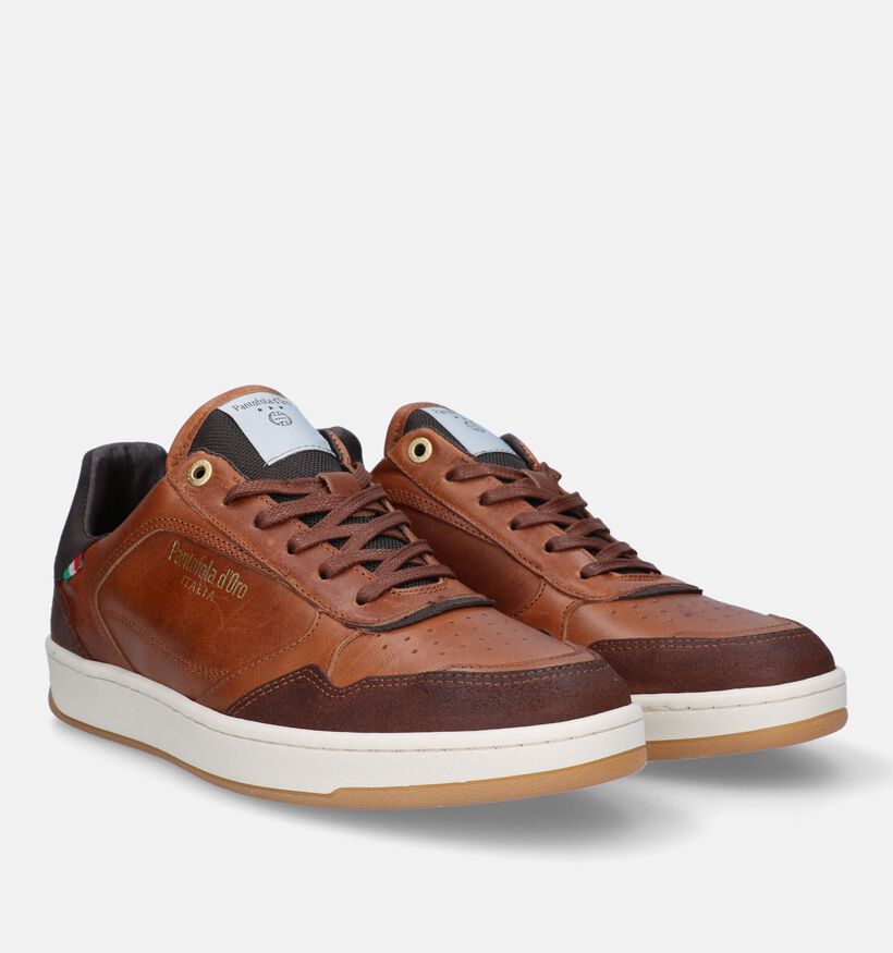 Pantofola d'Oro Vivaro Uomo Chaussures à lacets en Cognac pour hommes (329975) - pour semelles orthopédiques