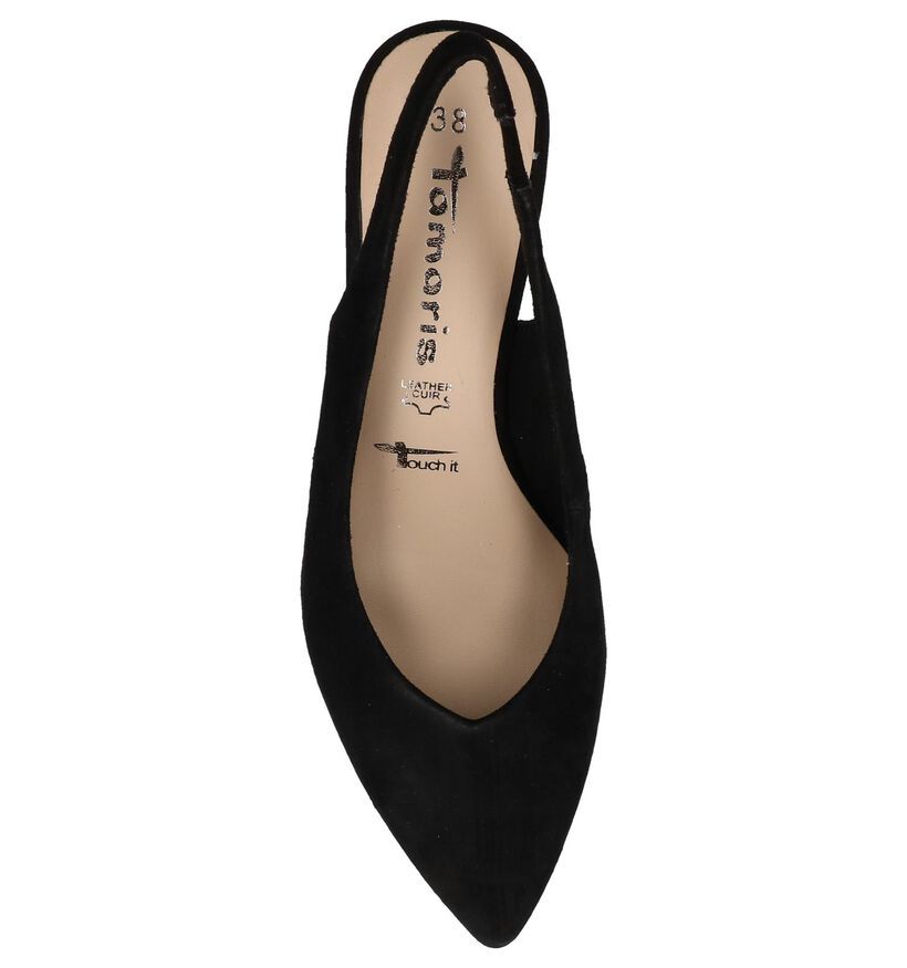 Zwarte Pumps Tamaris TOUCH it in daim (244267)