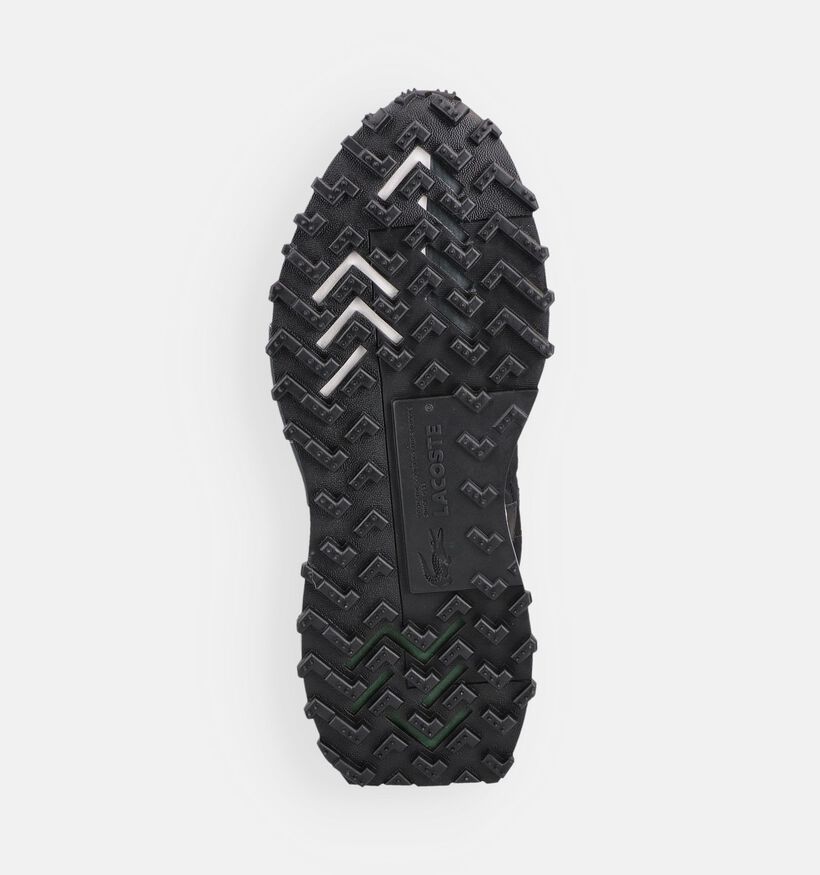 Lacoste Elite Active Baskets en Noir pour hommes (369362) - pour semelles orthop&eacute;diques