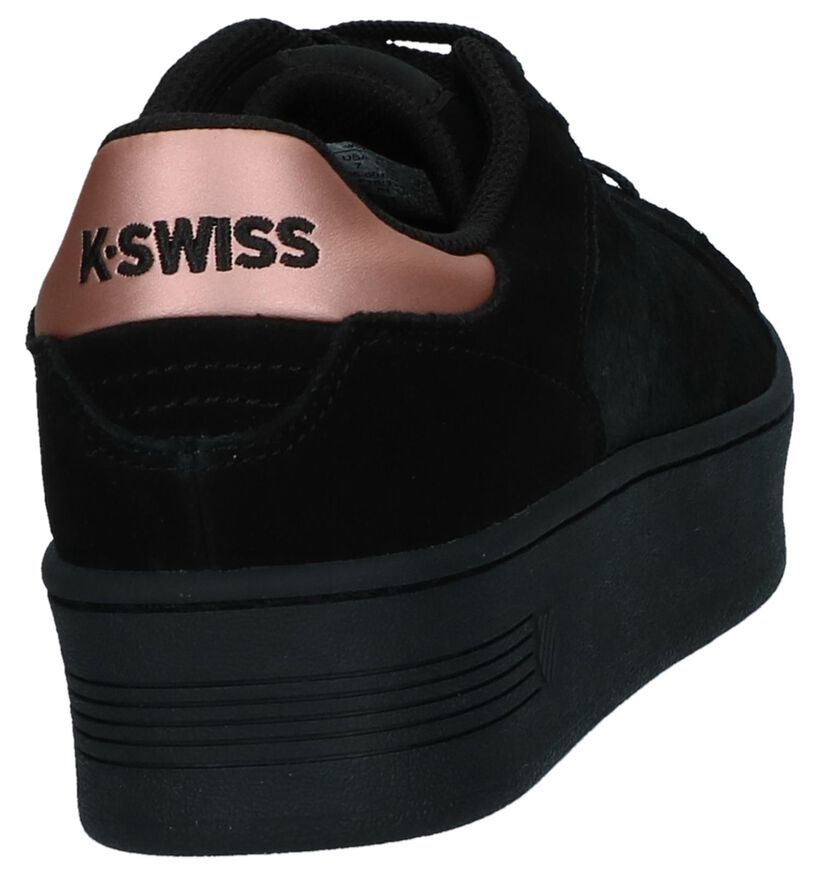 Geklede Sneakers K-Swiss Dalia Zwart in daim (225409)