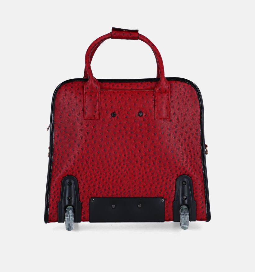 Olivia Lauren Stripes Sac à roulettes en Rouge pour femmes (349652)