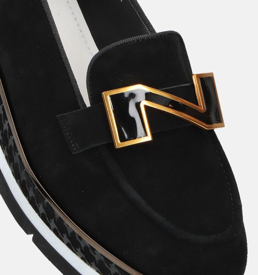Nathan-Baume Chaussures à enfiler en Noir pour femmes (363620)