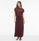 Vila Ellette Bordeaux Midi-Rok voor dames (378451)