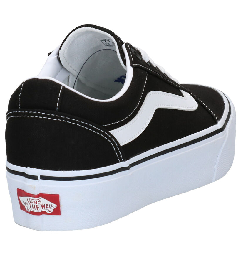 Vans Ward Platform Beige Sneakers voor dames (321163)